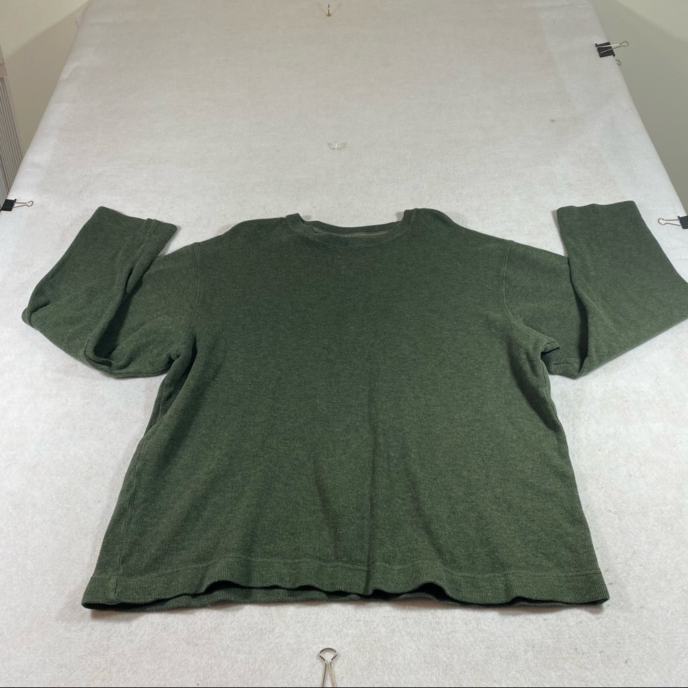 Gap Classic Fit Shirt Long Sleeve Crew Neckline Green XL sweatshirt swea…